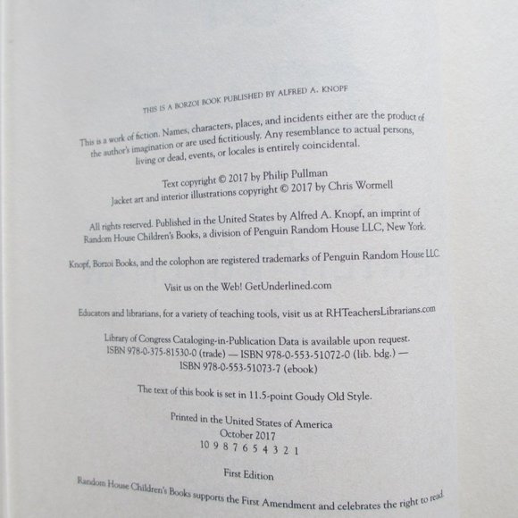 THE BOOK OF DUST - VOL 1 - LA BELLE SAUVAGE, 1ST ED. - Picture 3 of 8